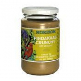 3xHorizonPindakaasCrunchymetZoutBio350gr