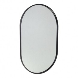 FragixBostonSpiegelOvaal-Zwart-Metaal-80x50