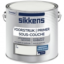 SikkensBinnenmuurverfMatVoorstrijk-Wit-25L