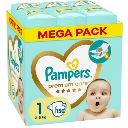PampersPremiumCareLuiersMaat12-5kg150stuks