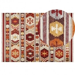 Beliani-AYGAVAN-Kelimvloerkleed-Multicolor-200x300cm-Wol