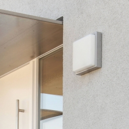 LCDBuitenwandlamp046bewegingsmelderroestvrijstaal