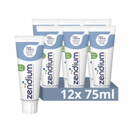12xZendiumTandpastaFreshWhite75ml