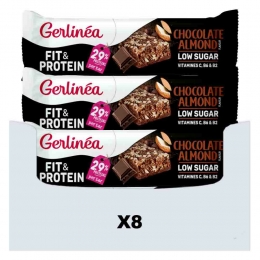 8xGerlineaFitProteinReepChocolateAlmond45gr