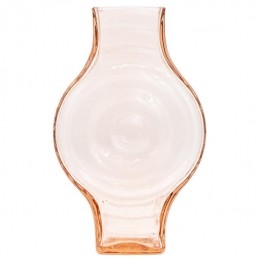 VaasGrootGerecycledglasRondevaasBlushPink