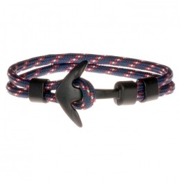 LGTJewelsAnkerarmbandZwartBlauwRood
