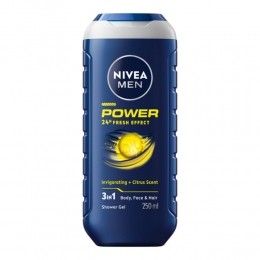 3xNIVEAMenDouchegelPowerRefresh250ml