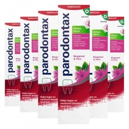 6xParodontaxTandpastaHerbalFresh75ml