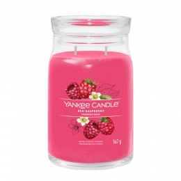 YankeeCandleGeurkaarsLargeJarRedRaspberrySignature567gr