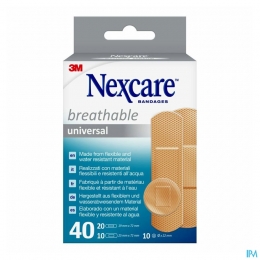 Nexcare3mBreathableUniverStrips40N0340as