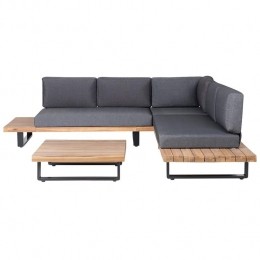 Beliani-MYKONOS-Loungesetvoor5-Grijs-FSCgecertificeerdacaciahout