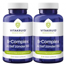 GratisVerzending2xVitakruidB-ComplexActiefZonderB690vegacapsules