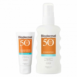 BiodermalSPF50LichaamenGezichtHydraterendeZonnebeschermingPakket