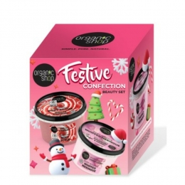 3xOrganicShopFestiveConfectionBeautyGeschenkset1set