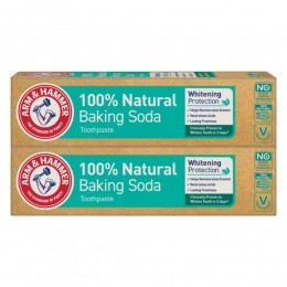 2xArmHammerTandpasta100NaturalWhiteProtect75ml