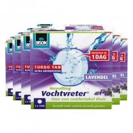 6xBisonVochtvreterTurbotabLavendel100gr