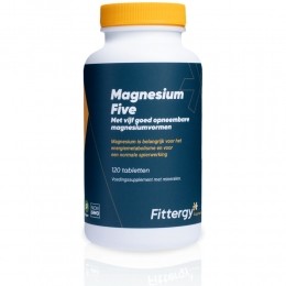 GratisVerzendingFittergySupplementsMagnesiumFive120tabletten