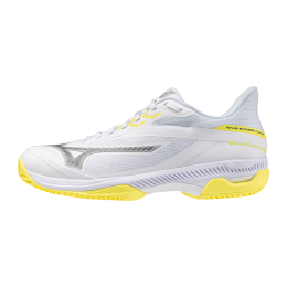 MizunoWAVEEXCEEDCOURTPADELWitZwartSandLemonTonicDamesMaat39