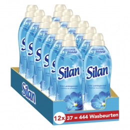 12xSilanWasverzachterFrisLentegevoel37Wasbeurten851ml