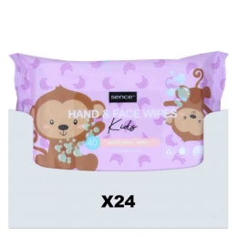 24xSenceBabyKidsWipesHandFaceRefreshing24x40960stuks