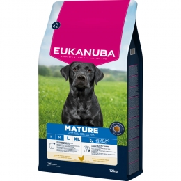 EukanubaLifeCareDogMatureLargeHondenvoerChicken12kg