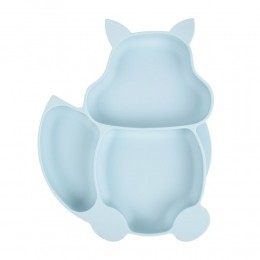 Dutsi-SiliconenBabyenKindBord-ZuignapBord-BabyblauwVosje