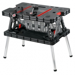 Keter237005InklapbareWerkbank-ZwartRood-Draagcapaciteit450Kg