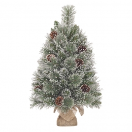 Vandanskerstboommetburlapgroenfrostedtips42h60xd36cmBlackBox-Blackbox