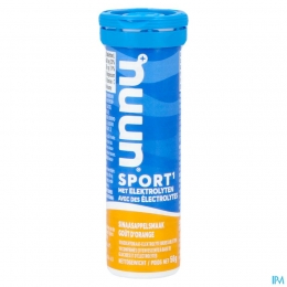 NuunSportSinaasappelsmaak10Bruistabletten