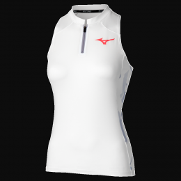 MizunoDaybreakersPrintedTankWitIcelandicBlauwDamesMaatS