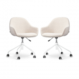 Setvan2bureaustoelenNout-MaebouclNolon