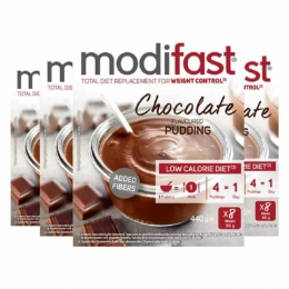 4xModifastIntensivePuddingChocolade8x55gr