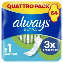 4xAlwaysMaandverbandUltraNormal64stuks