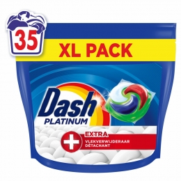 3xDashWasmiddelcapsules4in1PodsExtraVlekkenverwijderaar35stuks
