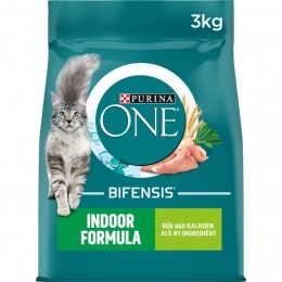 4xPurinaONEKattenvoerDroogIndoorKalkoen3kg