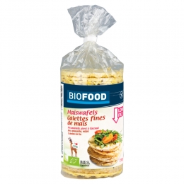 3xDamhertBiofoodMaiswafelsMetLijnzaadBIO150gr