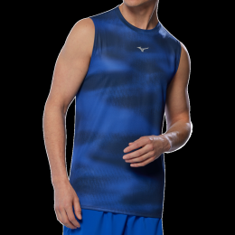 MizunoCOREGRAPHICSLEEVELESSReflexblueHerenMaatM