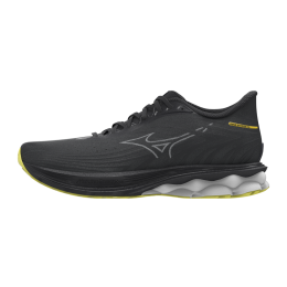 MizunoWAVESKYRISE6HardloopschoenenZwartHarborMistLemonTonicHerenMaat425