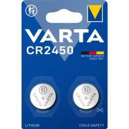 3xVartaLITHIUMCoinBatterijenCR2450Blister2stuks