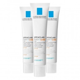3xLaRochePosayEffaclarDuoDagcrmeSPF3040ml