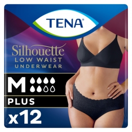 TENASilhouetteUnderwearLowWaistBlancPlusM12stuks