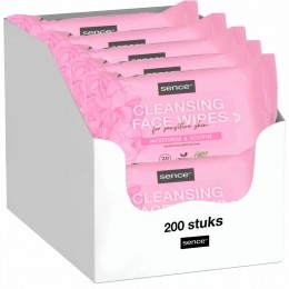10xSenceGezichtsreinigingsdoekjesGevoeligeHuid20stuks