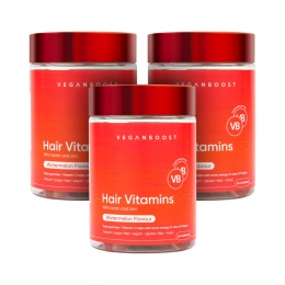 GratisVerzending3xVeganboostHairVitaminsWatermeloen60gummies