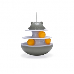 BeezteesKattenspeelgoedInteractiefSapiGrijs