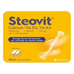 SteovitCalciumVitamineD3enVitamineK284x2Tabletten