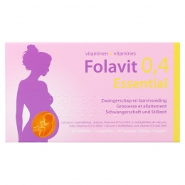 Folavit04mgEssentialZwangerschaptotBorstvoedingsperiode30Tabletten30Capsules