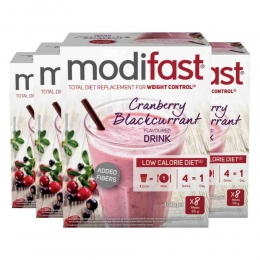 4xModifastIntensiveMilkshakeCranberry8x55gr