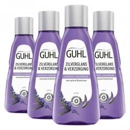 4xGuhlZilverglansVerzorgingShampooMini50ml