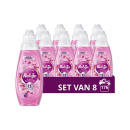 8xRobijnAdvancedQuickwashVloeibaarWasmiddelSunsetBloom22Wasbeurten837ml