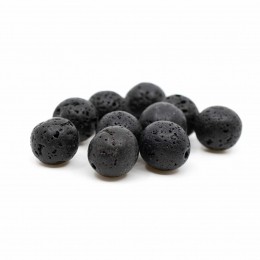 EdelsteenLosseKralenLavasteen-10stuks10mm